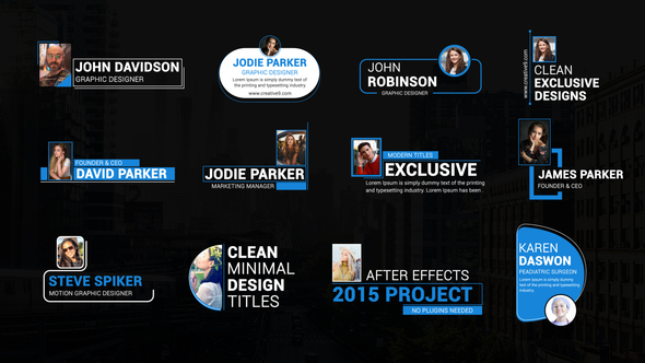 Photo Titles Pack alt