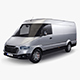 Generic Commercial Cargo Van M 4 - 3DOcean Item for Sale