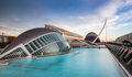  The city of the Arts and Sciences, Ciudad de las Artes y las Ciencias at sunset in Valencia, Spain. - PhotoDune Item for Sale