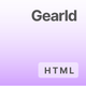 Gearld — Multi-Purpose Creative Landing Template - ThemeForest Item for Sale