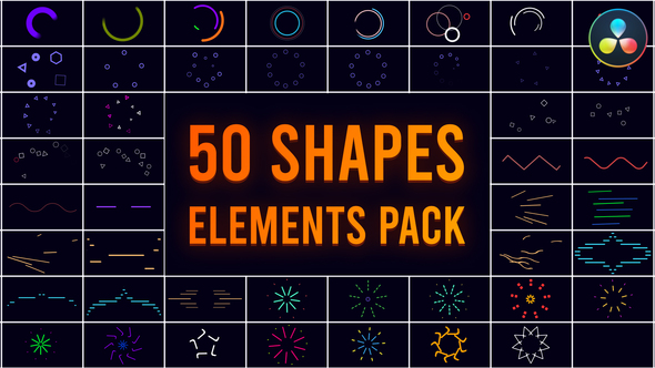 Shape Big Pack for DaVinci Resolve