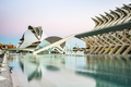 The city of the Arts and Sciences, Ciudad de las Artes y las Ciencias at sunset in Valencia, Spain. - PhotoDune Item for Sale