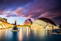 The city of the Arts and Sciences, Ciudad de las Artes y las Ciencias at sunset in Valencia, Spain. - PhotoDune Item for Sale