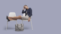 Businesswoman falling asleep on a chair - PhotoDune Item for Sale