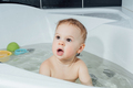 The delightful child bathing in water. - PhotoDune Item for Sale