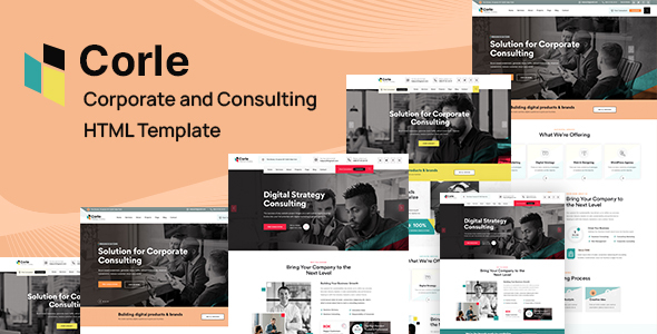 Corle - Corporate and Consulting HTML Template