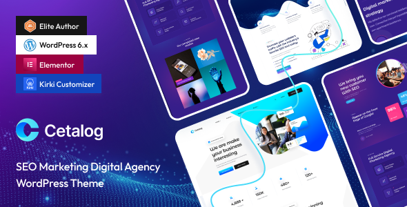 Cetalog – Marketing & SEO Agency WordPress Theme
