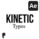 Kinetic Typos for After Effects - VideoHive Item for Sale