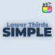 Simple Lower Thirds - VideoHive Item for Sale