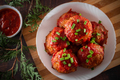 Meat balls with tomato sauce and herbs - PhotoDune Item for Sale