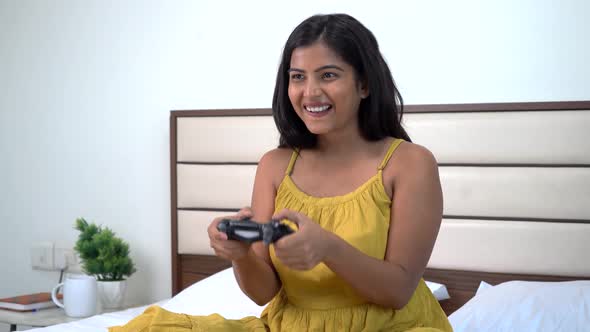 Indian gamer girl wins the match
