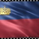 Liechtenstein waving flag looped - VideoHive Item for Sale