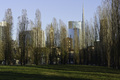 Modern buildings of Porta Nuova seen from Cimitero Monumentale, Milan - PhotoDune Item for Sale