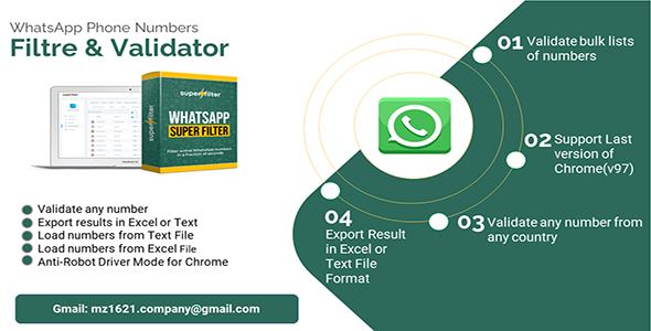 WhatsApp Phone Numbers Filter & Validator