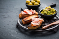 Fried bread - savory French toast with avocado spread and Serrano ham - PhotoDune Item for Sale