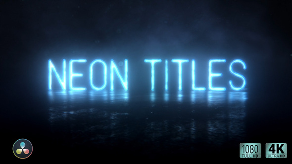 Neon titles