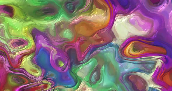 Abstract animation. Liquid background. Beautiful digital painting movie