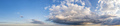 Panoramic view of blue sky with clouds after sunset. - PhotoDune Item for Sale