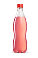 Pink soda sparkling water in a plastic bottle isolated on white. - PhotoDune Item for Sale
