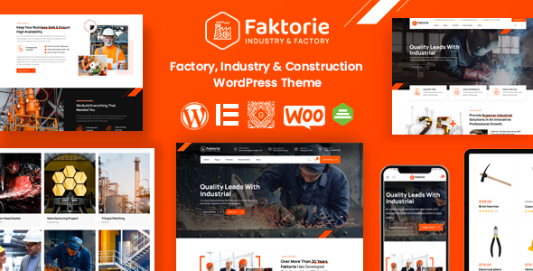 Faktorie – Industry & Factory WordPress Theme