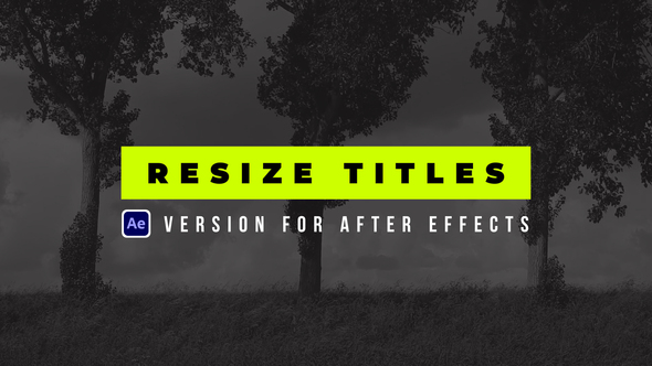 Resize Titles