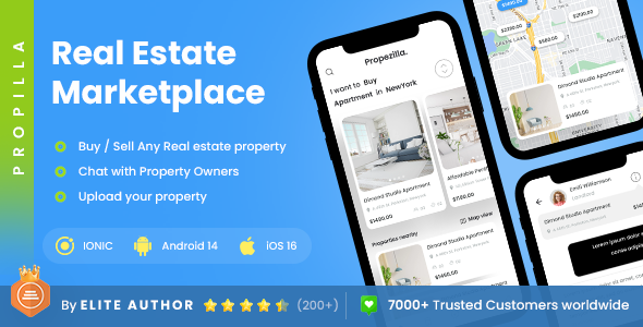 2 App Template| Real Estate App| Property Buying Selling App| Property eCommerce App| Propilla