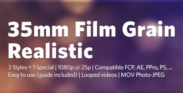35mm Film Grain Pack Realistic alt