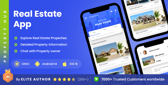 2 App Template| Real Estate App| Property Buying Selling App| Property eCommerce App| Propertyhub