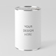 Food Can Mockup Large - GraphicRiver Item for Sale