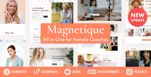 Magnetique — Coaching Online Courses WordPress