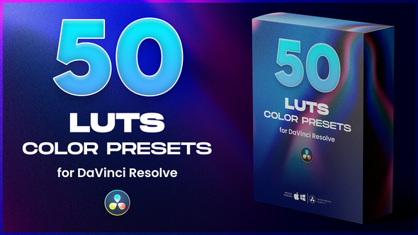50 LUTs pack | DaVinci Resolve