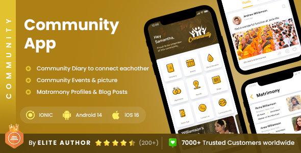 2 App Template |Cultural Group App| Faith-Based App| Local Community App| Society App| Community