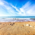 Breathtaking view azure sea glowing by sunlight. - PhotoDune Item for Sale