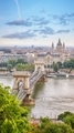 Breathtaking cityscape of Budapest  with  Széchenyi Chain bridge over Danube river - PhotoDune Item for Sale