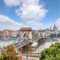 Breathtaking cityscape of Budapest  with  Széchenyi Chain bridge over Danube river - PhotoDune Item for Sale