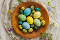Happy Easter!  Rustic easter flat lay - PhotoDune Item for Sale