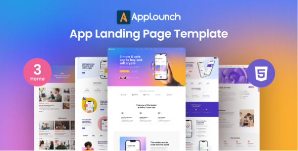 Applounch - App Landing Page Template