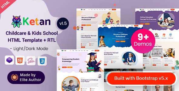 Ketan - Childcare & Kids School HTML Template