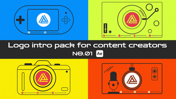 Logo intro pack for content creators