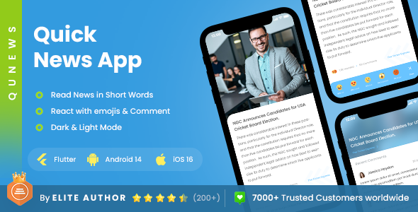 2 App Template| Online News App| Blog App | Magazine App| News Update App  | QuNews