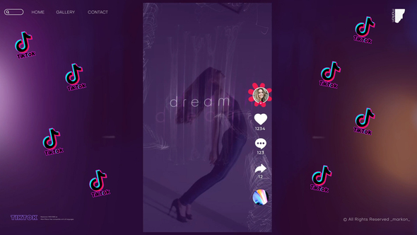 Particles Typography TikTok Elements alt