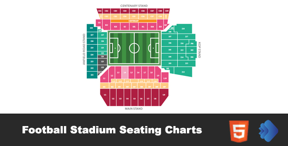 Interactive Clickable Football Stadium Seating Charts