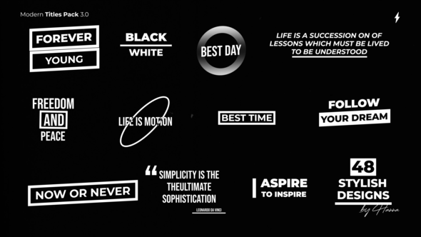 Modern Titles 3.0 - FCPX