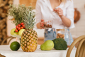 close-up of vegetables, fruits on the kitchen table. cooking. Balanced nutrition - PhotoDune Item for Sale