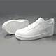 Nike Air Force 1 low white 3D model - 3DOcean Item for Sale