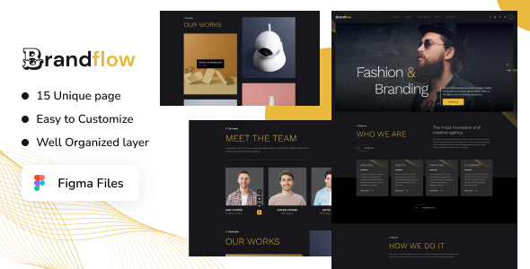 Brandflow - Multipurpose Agency & Business Figma UI Template