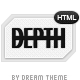 Depth HTML – Full-Screen AJAX Portfolio - ThemeForest Item for Sale
