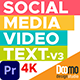 Social Media Video Text -V3 Premiere Pro - VideoHive Item for Sale