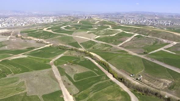 Land Development and Urban City Planning in New Suburban Complex with Developing Infrastructure