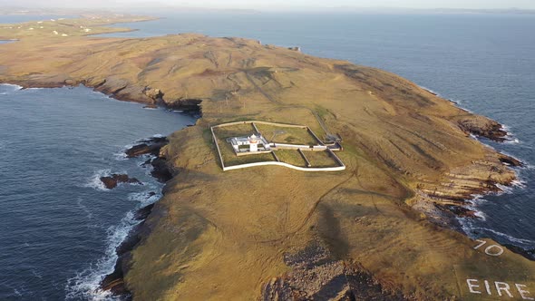Aerial View of St, John's Point, County Donegal, Ireland